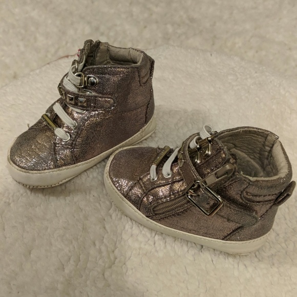 Michael Kors Rory Rose Gold Glitter Shoes - Picture 1 of 4